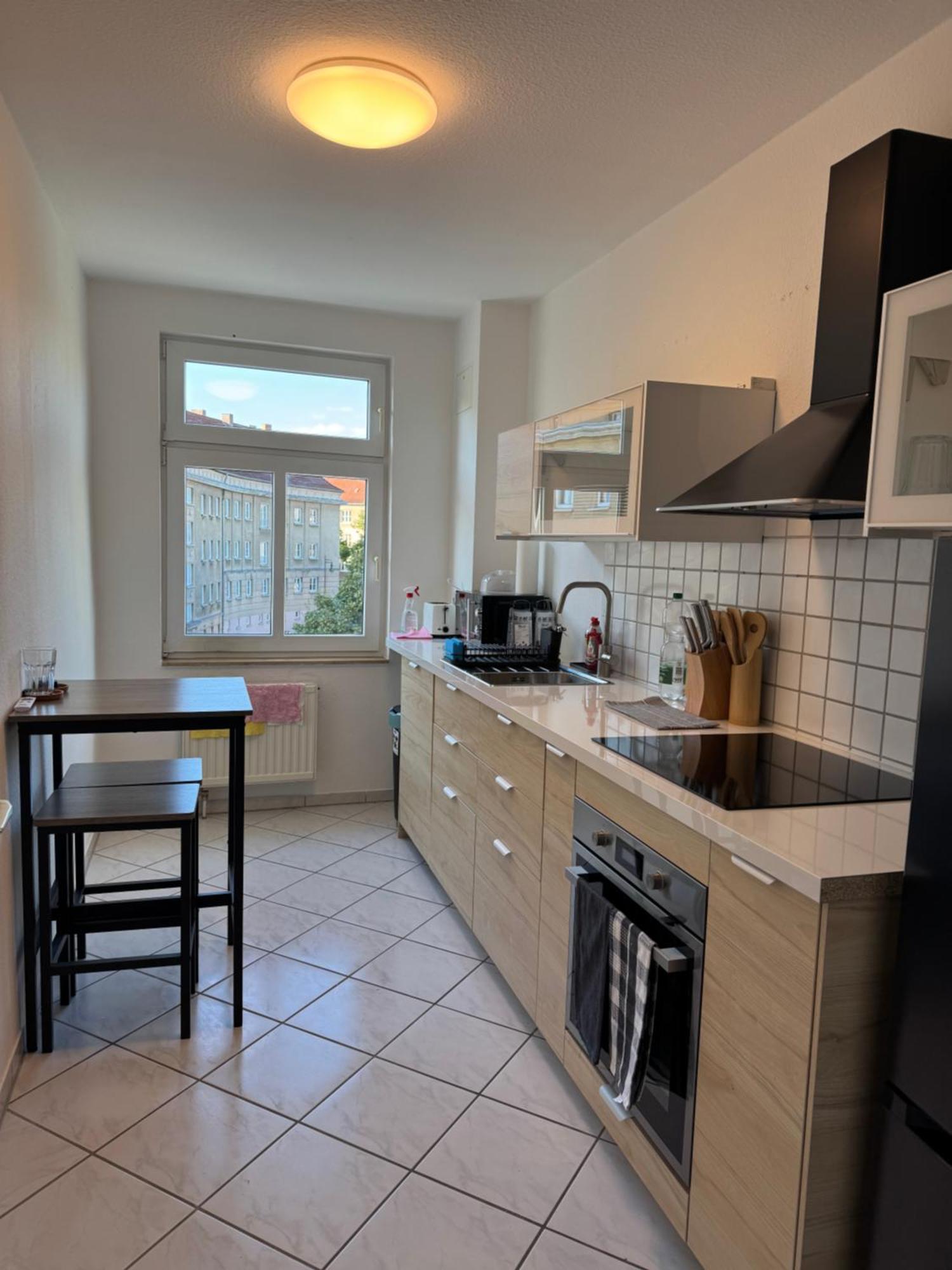 Grosse Wohnung Mit Xxl-Balkon In Schwerin Mitte Bagian luar foto